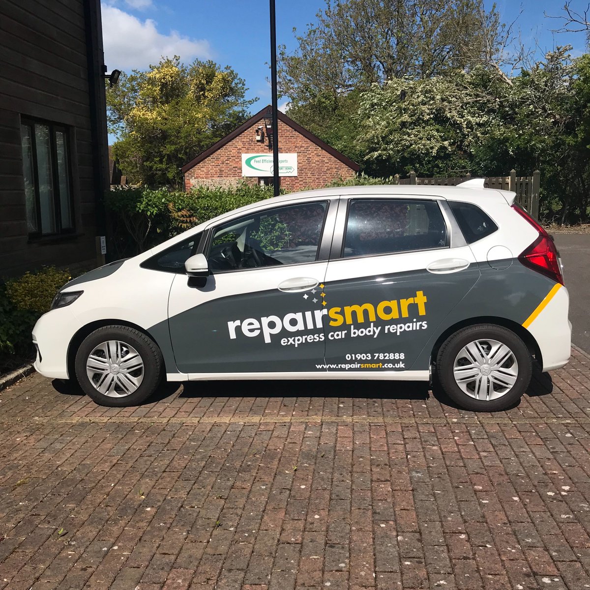 Not only will we repair your car to pristine condition but we make sure that you are still able to go about your normal day as well with a courtesy car available to you. #repairsmart #carbodyrepair #dentrepair #alloywheelrepair