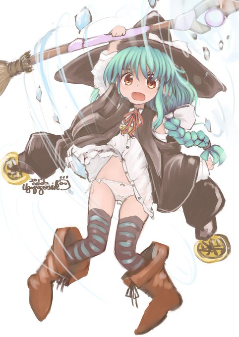 #ぱんつの日
多めにぼたんが外れてるメルジーネさん。 