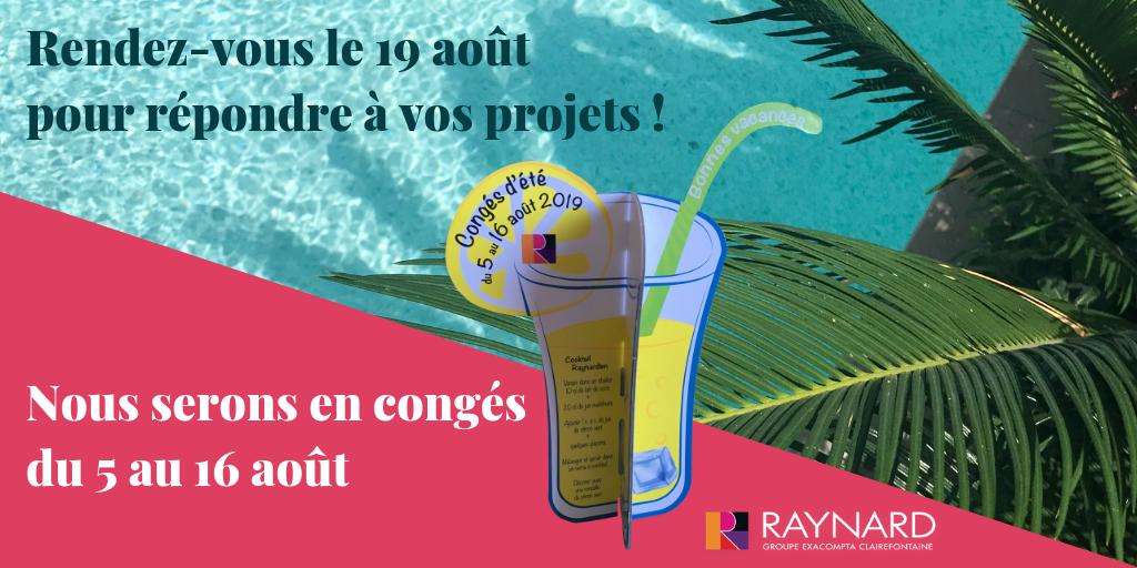 PlvRaynard's tweet image. VACANCES D’ÉTÉ

RAYNARD est en congés pour 15 jours. Nous nous tiendrons à votre disposition dès le 19 août pour vos demandes de projet #PLV #Calendrier #Packaging !

À bientôt !