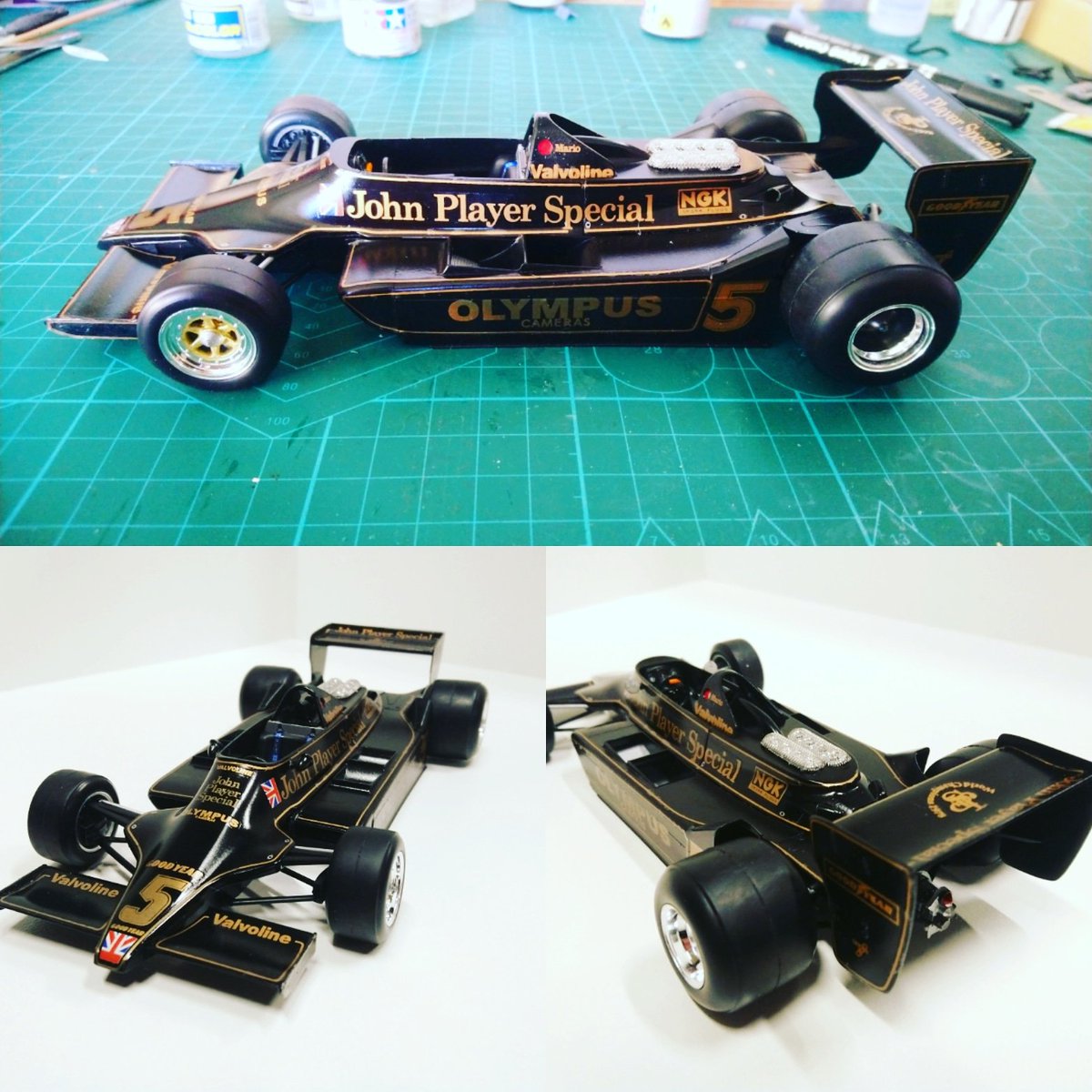 Lotus Type79 is finished. #lotusf1 #jpsracing #f1classic #Formula1 #marioandretti