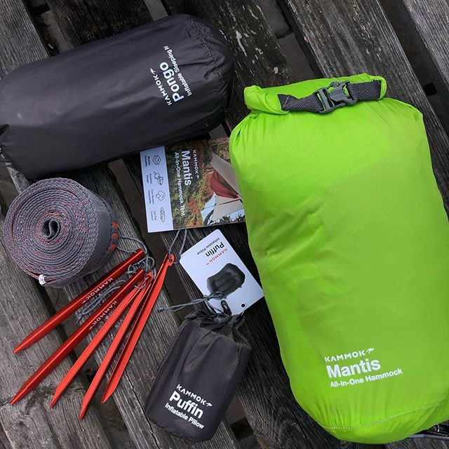 Oooh, look what the postman brought! Just got back from a work trip to find a complete Mantis hammock system from the awesome people at <a href="/kammok/">kamran mokhtarian</a> - hope to test next week!!