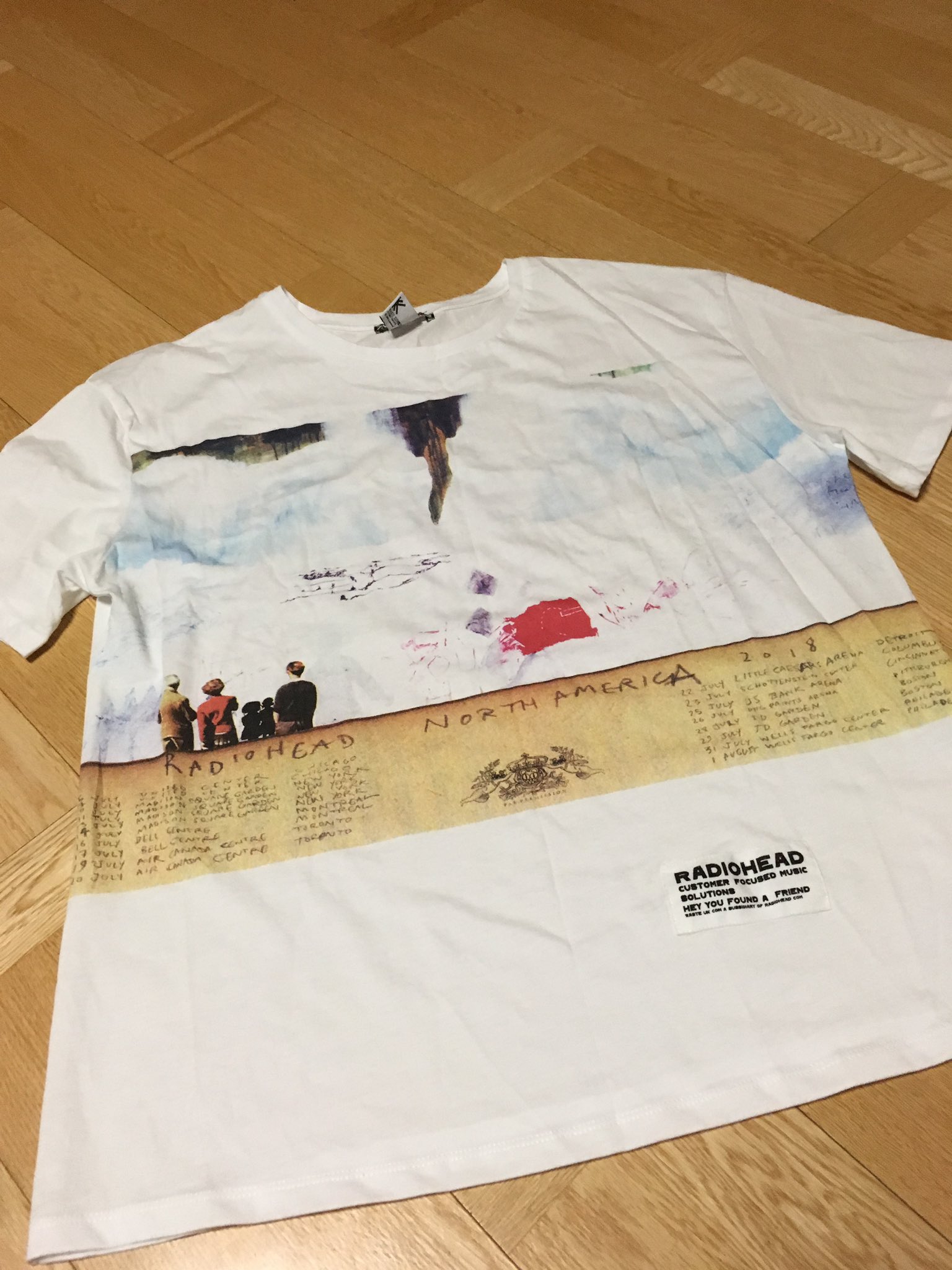 Radiohead Tシャツ クマの顔デザイン Radiohead Tシャツ クマの顔デザイン