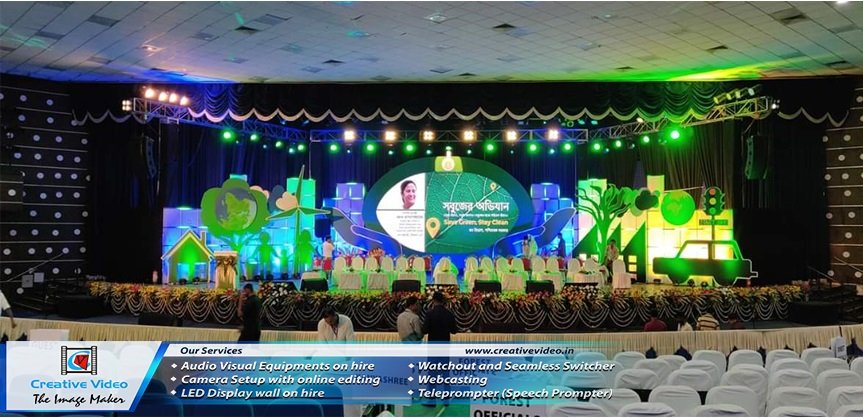imagemakerkol's tweet photo. Our #LEDWall #Mediaoutput #Onlinecamera #PlasmaTV Set-up on 1st August 2019 at #nazrulmancha https://t.co/BtZrbXwlwG
