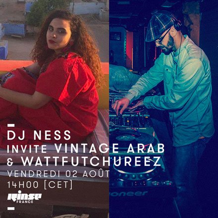 RinseFrance's tweet photo. Deuxième heure d'émission avec #DJNess qui reçoit #VintageArab &amp; #Wattfutchureez pour parler des musiques orientales !

Ensuite vous êtes avec @clublatemusic qui reçoit #AndresKomatsu, #ccontrary &amp; @SHASHAKIMBO jusqu'à 18h !

#verrouillé 🔒 https://t.co/GnEXqQnzYT https://t.co/FTTbyjwqA3