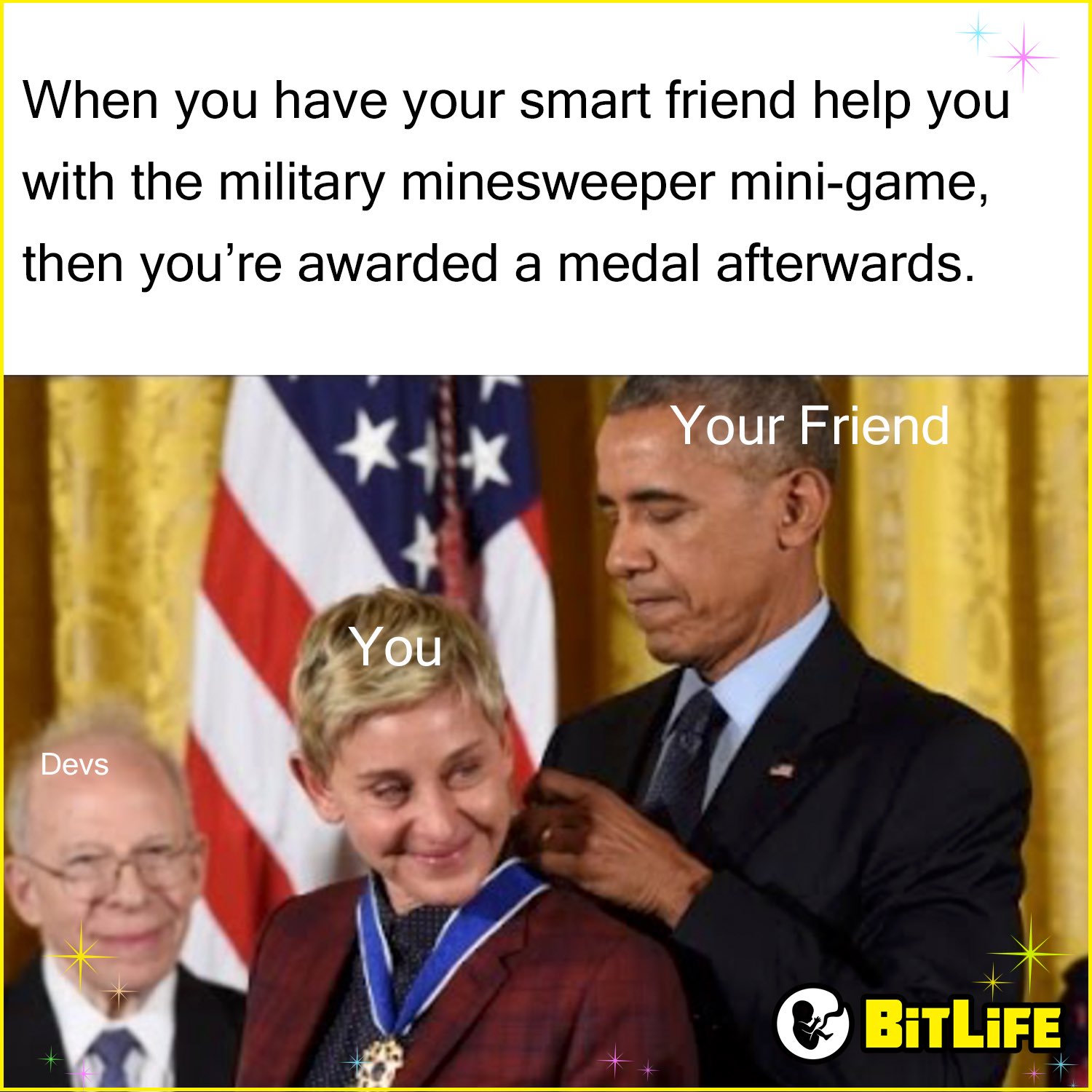 Bitlife Valerynicolle3 Each Individual Square Has The Number Of Bombs Around It Corners Count So If You See A 1 And You Already Know Where A Bomb Is All He