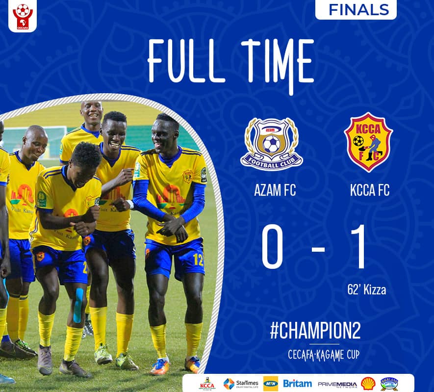 KCCAFC's tweet photo. FULL-TIME
Four decades and a year of waiting and the wait is over. KCCA FC are #CHAMPION2 of #CECAFAKagameCup2019. https://t.co/5PqIGADiB6