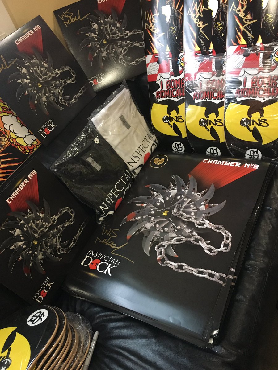 ‘Chamber No.9’ OUT NOW Exclusive goodies at rebelins.com #WuTang #InspectahDeck