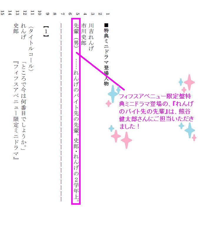 BLCD ところで今は何番目でしょうか。 フィフス限定盤 野上翔 山下誠一郎-