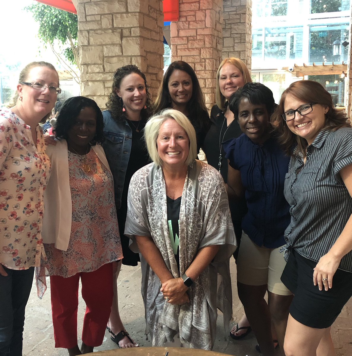 BroncoPTSA's tweet photo. It’s not everyday you run into @txstatepta leadership- unless you are at #TxLAUNCH19. Thank you for your service and leadership @sheridoss, @SuziKennon, & @MarniKaner! @BroncoPTA & @GCISDPTACouncil thanks you!! https://t.co/u3N3q68IPr