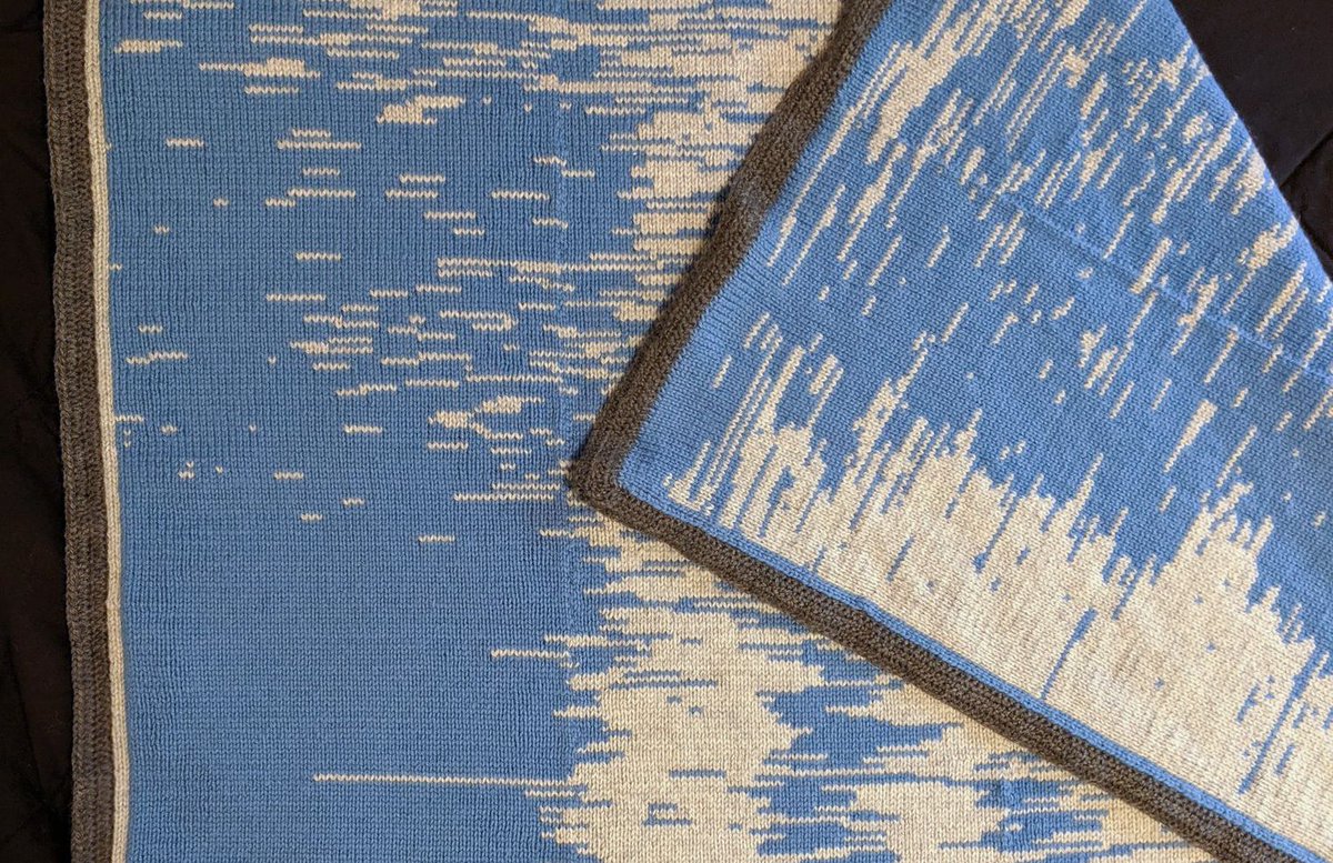 A father knitted his baby’s first year of sleep pattern data into a blanket https://www.theverge.com/2019/7/21/20699484/sleep-blanket-data-visualisation-seung-lee?utm_campaign=theverge&utm_content=chorus&utm_medium=social&utm_source=twitter …