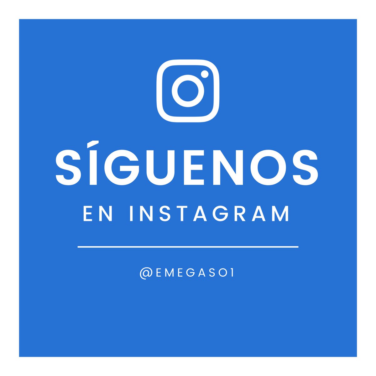 Síguenos En Instagram instagram.com/emegaso1?igshi…