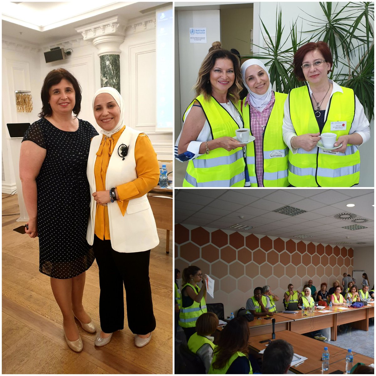 TasnimAtatrah's tweet photo. WHO EURO RO conducted a training on the application of IHR assessment tool of Ports of Entry including airports and seaports. 45 participants from 14 countries received hands on training from experts. Thank you Albania for giving us the opportunity #PrepareProtectTogether https://t.co/QiJ4Evc5UT