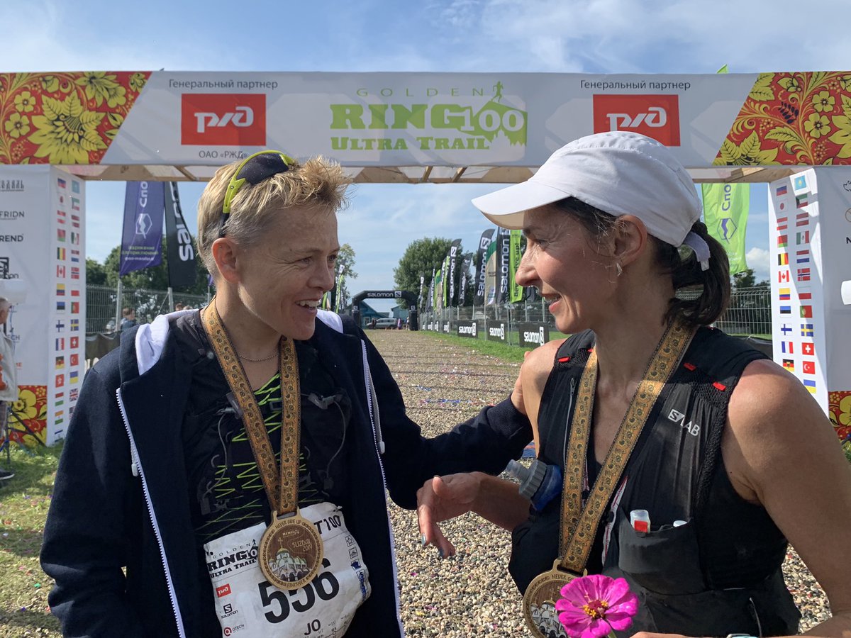 TrailrunningRUS's tweet photo. Jo Meek - new GRUT T100 course record: 10:59:06
Congratulated, @jo_meek!

#GoldenRingUltraTrail #TrailRunning https://t.co/YQD6jHc9Xh