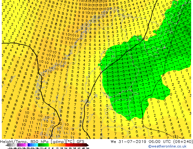 peikko763's tweet photo. GFS is showing now even -5C 850HPa temp to 31.7.2019.
Snowing or slush snowing coming after record breaking warm weather ?
Gulf stream north wall must be very south now and AMOC speed also very low.
#solarminimum
#wildjetstream
#itsthesun https://t.co/G3UzkrF4gb