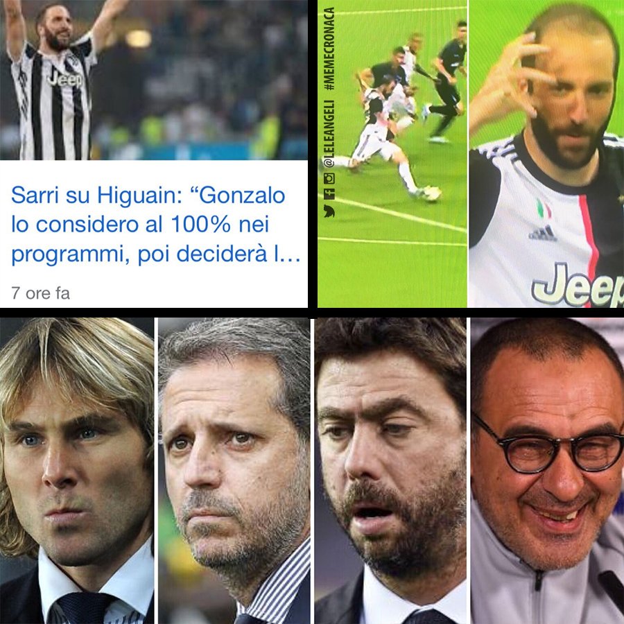 Higuain scores ⚽️
Reactions be like 😨😨😨😍 
#memecronaca #JuveTottenham #JuventusTottenham #JUVTOT #Sarri #Higuain #Paratici #Nedved #Agnelli #JuveSpurs #ICC2019 #juventus #FinoAllaFine #jvtblive #ForzaJuve @juvefcdotcom