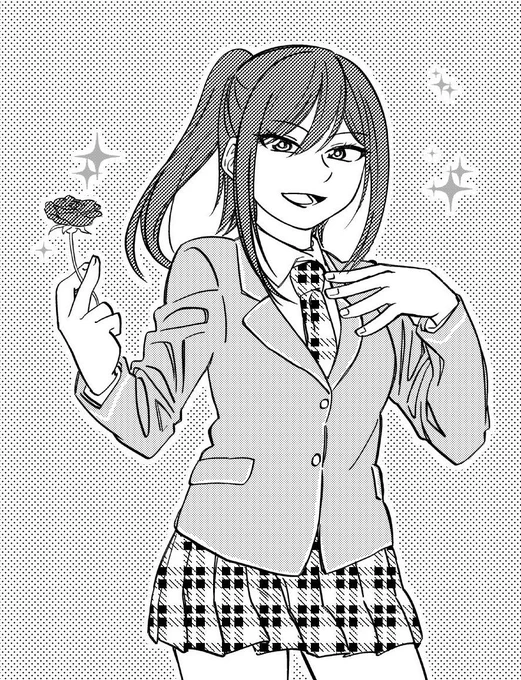 #フォロワーさんの推しが描きたい 
バンドリの瀬田薫とドキプリ菱川六花ちゃんです
リプくださった方ありがとうございました!楽しかったです🙏 