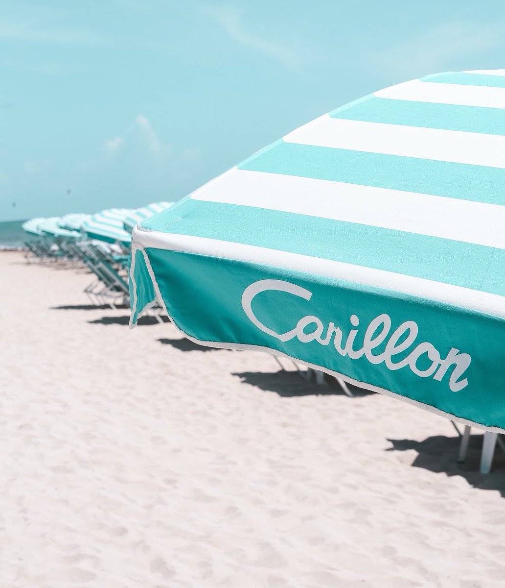Our favorite shades of blue. #CarillonMiami
