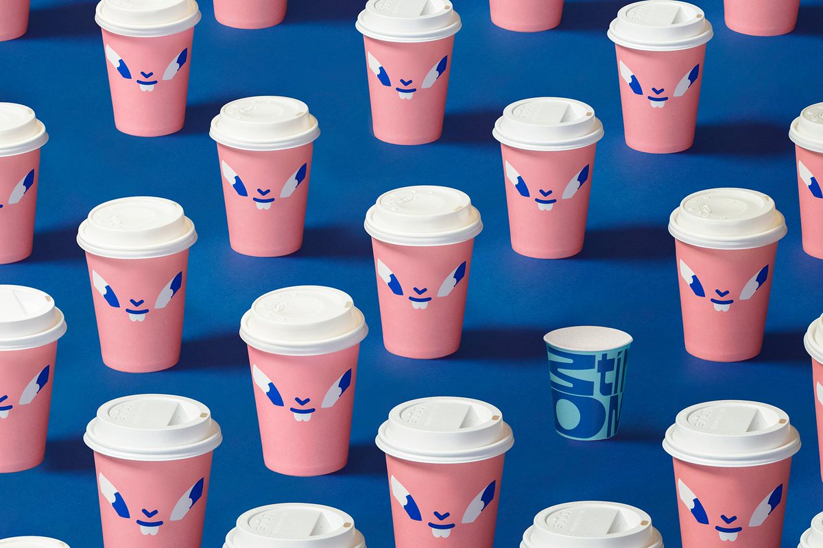 Behance's tweet photo. Cheeky coffee shop branding by @byfutura 🐹☕️ — see more > https://t.co/MZQXorSPpx https://t.co/RVNVx3yqum