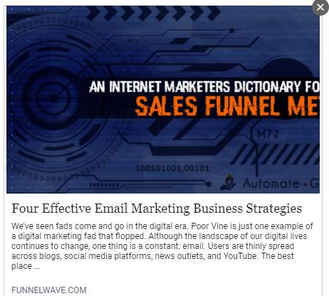 funnelguy's tweet image. Find out what effective email marketing strategies can grow your business 1l.ink/NP5JHTX