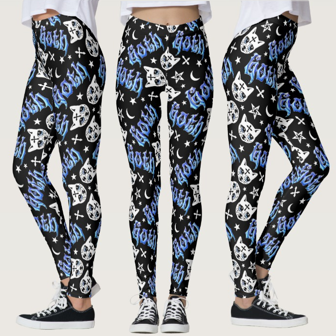MooseDisco's tweet photo. Just sharing #myart #mydesign Creepy Cute Blue Gothic Girls Kitten Cats Pattern Leggings https://t.co/qoRfX8vc8n via @zazzle

#shopmdgoth #gothgirl #gothicleggings #gothic #gothfashion #gothicgirl #cats #kittens #emojis #gothickitten https://t.co/7vqATH1LJr