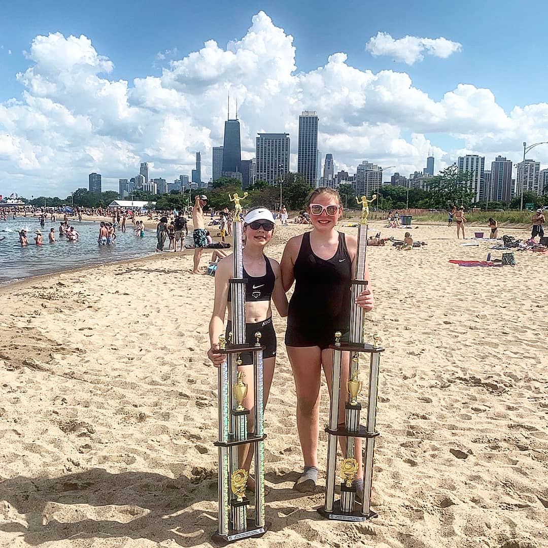 Congratulations to Francesca Lacoco and Marissa Mancine for taking 1st place in the 12U North Avenue Beach Tournament!