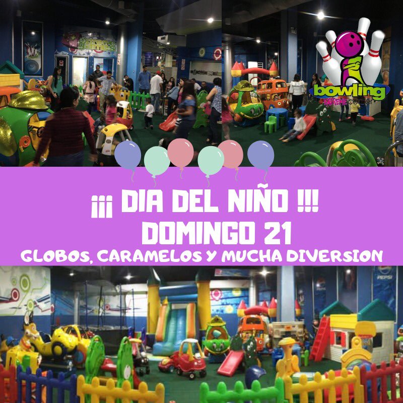 BOWLINGEXTREME1's tweet photo. Feliz día a todos nuestros niños, dile a papi y mami q te lleven al Bowling Extreme Center, te esperamos con globos, caramelos y payasitas https://t.co/PB2z8b1MR0