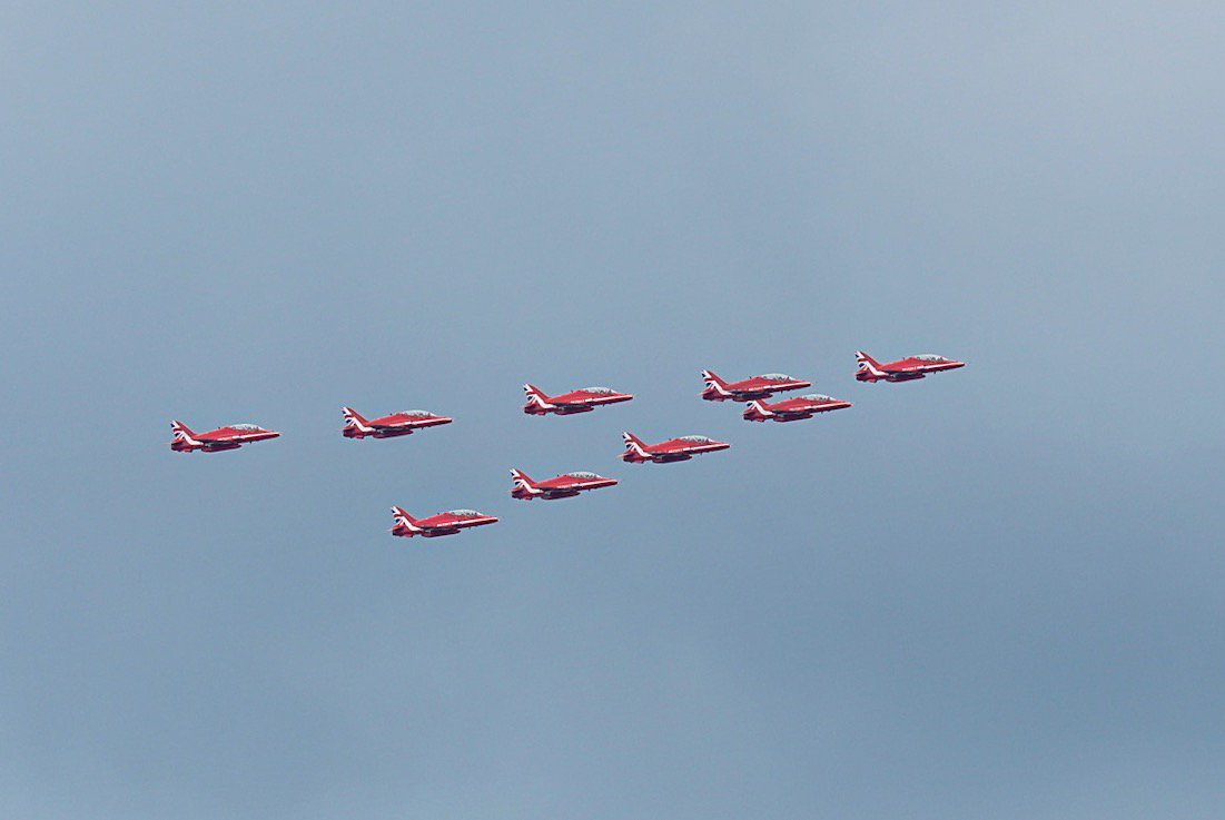 sportank's tweet photo. 15 mins till kick off, players are going through card checks and red arrows give us all a little fly by in the distance! Thanks guys #RedArrows #JBPhoto @jbphotography0 https://t.co/Wp6zVpvjKZ