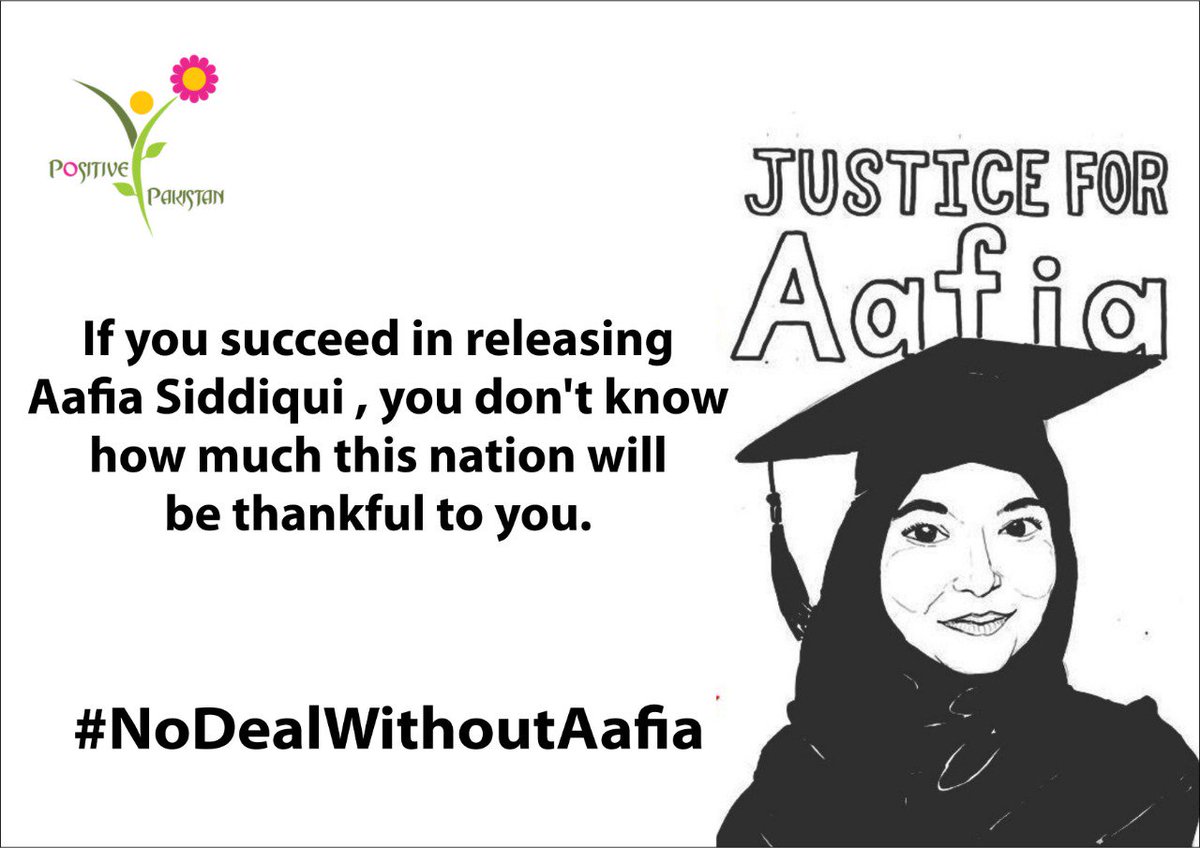 AhAhlamchi's tweet photo. #NoDealWithoutAafia https://t.co/Wpza3RINjo