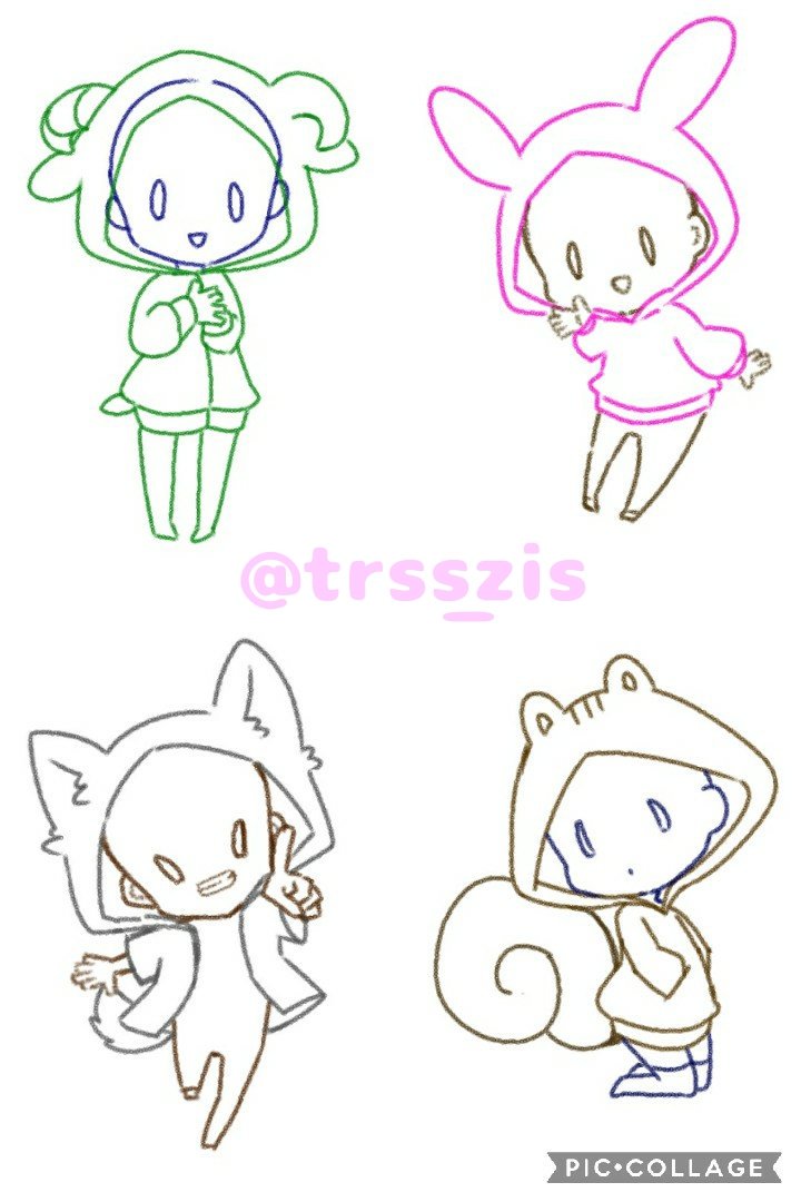 イラスト用トレス素材 Trs Szis Twitter