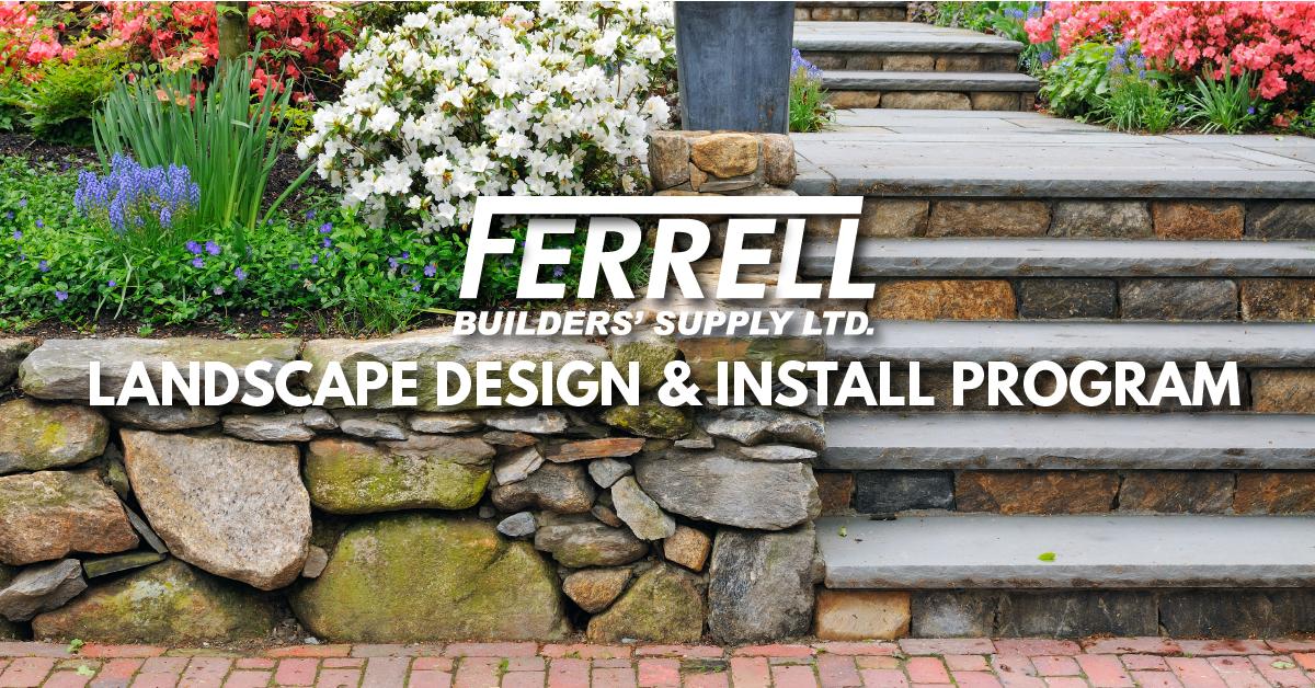FerrellSupply's tweet photo. Give your landscaping a makeover! Stop by & experience our new Landscape Design & Install Program, including professional design, 3D renderings & video walk through. If you love it, we'll install it! #FerrellBuildersSupply #FerrellSupply #DesignAndInstall #Landscaping https://t.co/QaUG4tU6G0