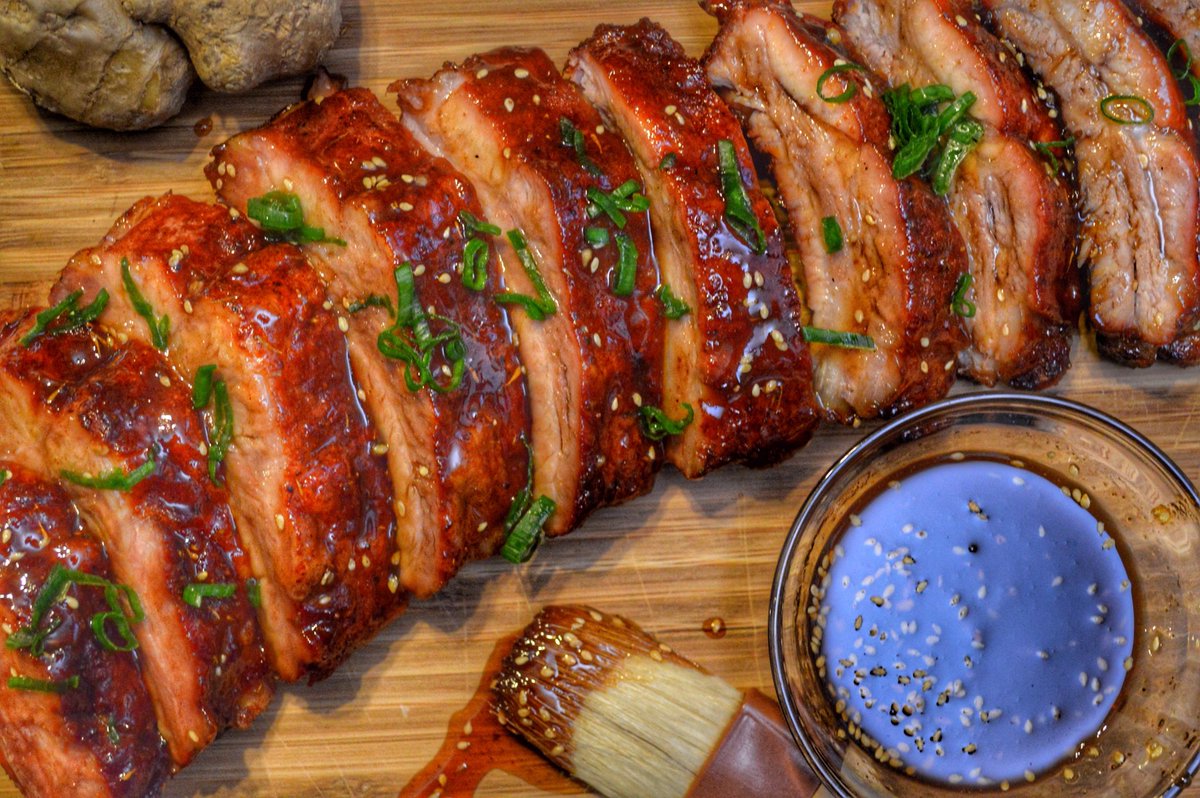 CroixValley's tweet photo. Baby backs with iurbsoon-to-be-released Garlic Ginger Teriyaki BBQ &amp; Wing Sauce!  #croixvalleynation #ribs #teriyaki https://t.co/jDwp2Usv9B