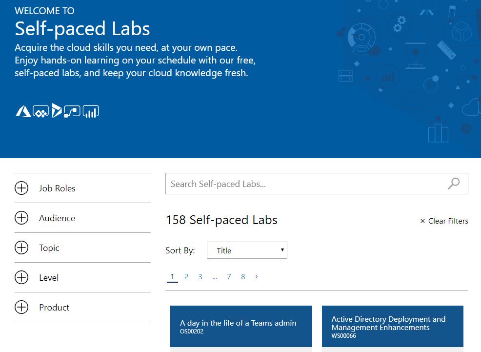 158 free Microsoft Self-paced Labs! Includes #MicrosoftTeams, #SharePoint and #Microsoft365. microsoft.com/handsonlabs/se…