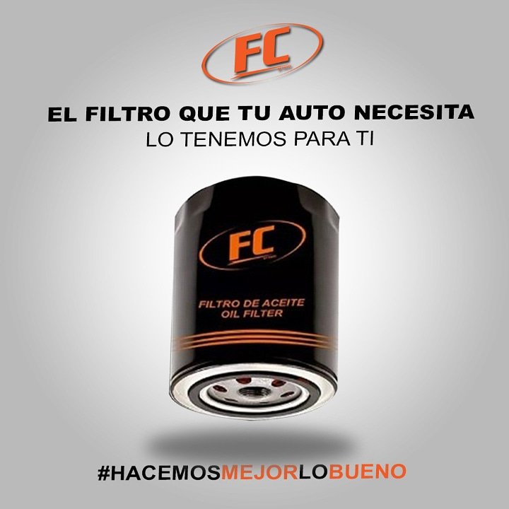 fc_fauci's tweet photo. En #FCbyFauci contamos con un amplio catálogo de productos, podemos conseguir gran variedad de filtros de aceite. ¿Buscas el filtro de tu carro? 🚗En #Fc lo encontrarás. 

Consulta con tu asesor de ventas y utiliza solo lo mejor.

#FcByFauci #filtrosdeaceite  #Hacemosmejorlobueno https://t.co/WWz0YLt24n