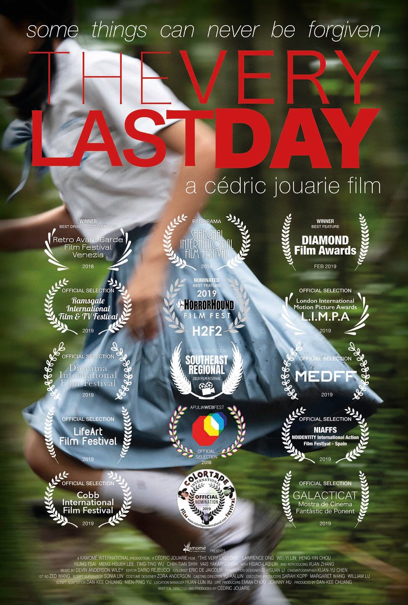 CedricJouarie's tweet photo. #TheVeryLastDay currently sits on 18 official selections with its festival run planned to end on December 31st. With distribution on the horizon, I was wondering if you could point to me reviewing websites and bloggers? Thank you all for your help.
#FilmTwitter #FilmReview #RT https://t.co/zAa5zNQJfL