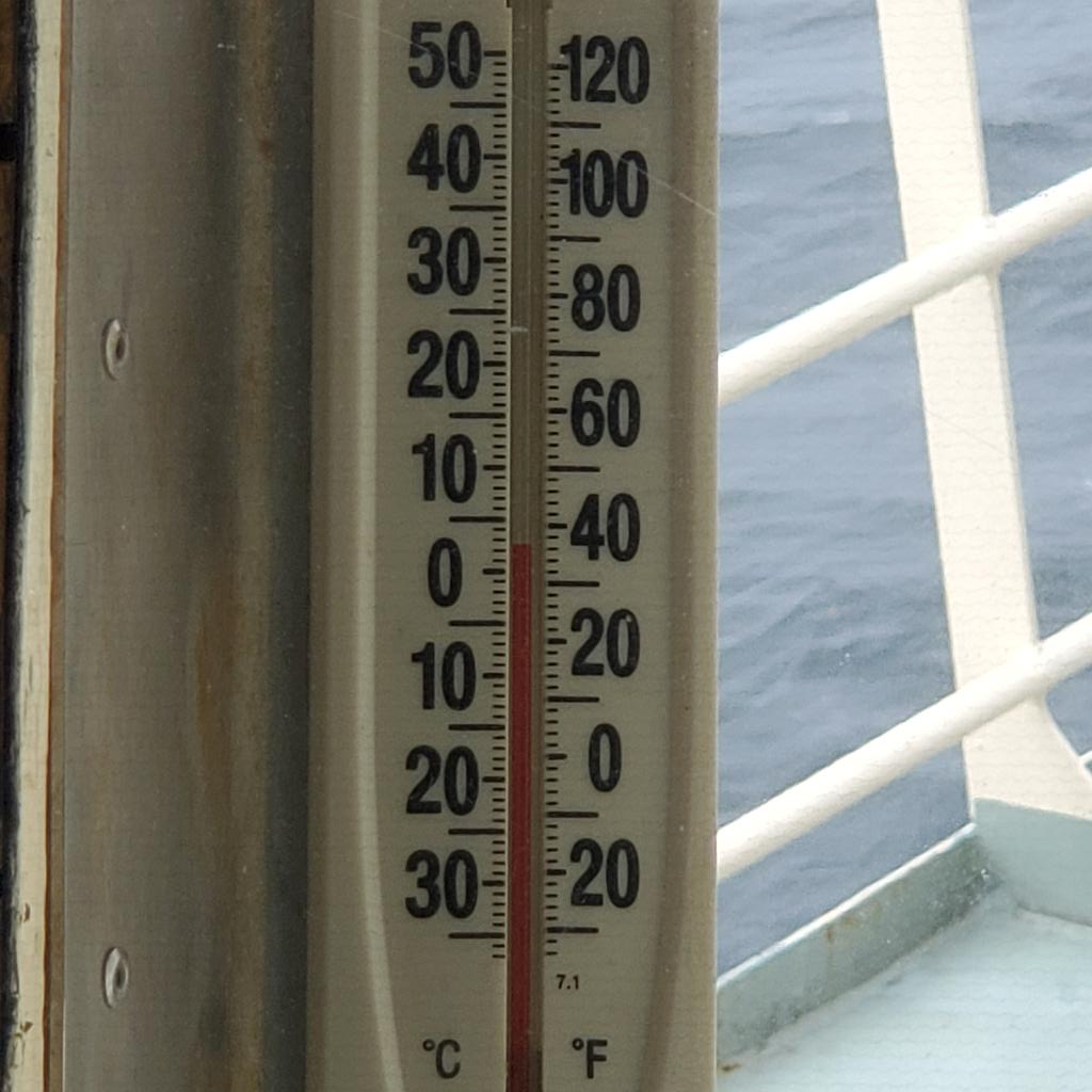 For all you suffering in the heat .....this is in full fog  so probably a little cooler in the shade