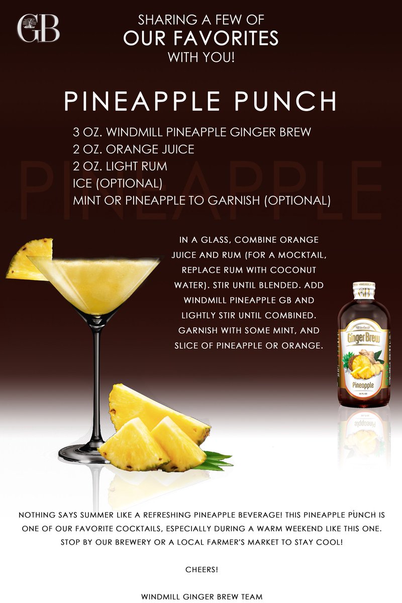 Windmill Ginger Brew tweet media