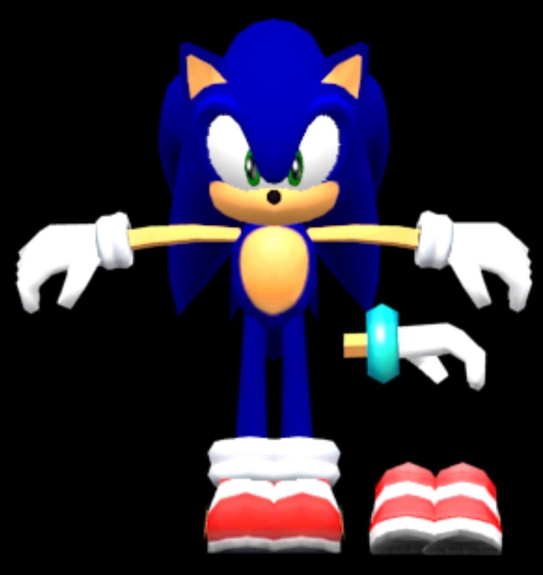 Sonic Adventure Facts Rather Than Adding The Crystal Ring S Model Onto Sonic S Forearm They Added A Separate Model For It Instead T Co Zndaomis9z Twitter