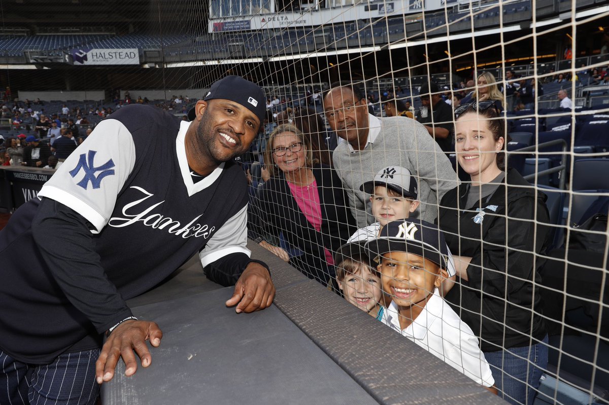 Happy birthday to our dear friend and #Turn2 supporter, @cc_sabathia. Photo credit: @yankees
