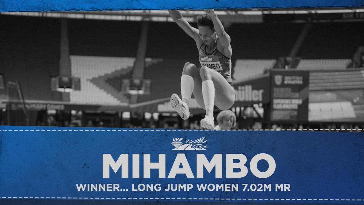 Result of the women's Long Jump

1 Malaika MIHAMBO 🇩🇪 7.02m MR
2 <a href="/DaLJBeast/">Brittney Reese, OLY, MBA</a> 🇺🇸 6.82m
3 <a href="/MarynaBekh/">Maryna Bekh-Romanchuk</a> 🇺🇦 6.78m

#LondonDL 🇬🇧 #DiamondLeague #RoadToTheFinal