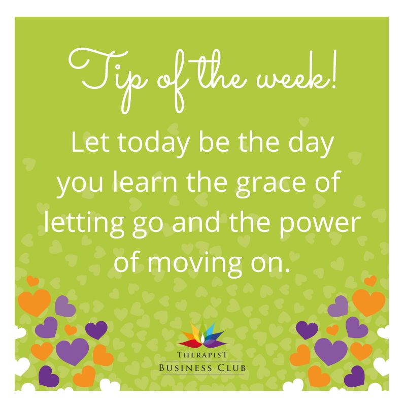 Tip of the week!
Let today be the day you learn the grace of  letting go and the power of moving on.
#businesskindness

buff.ly/2Wt8G4b