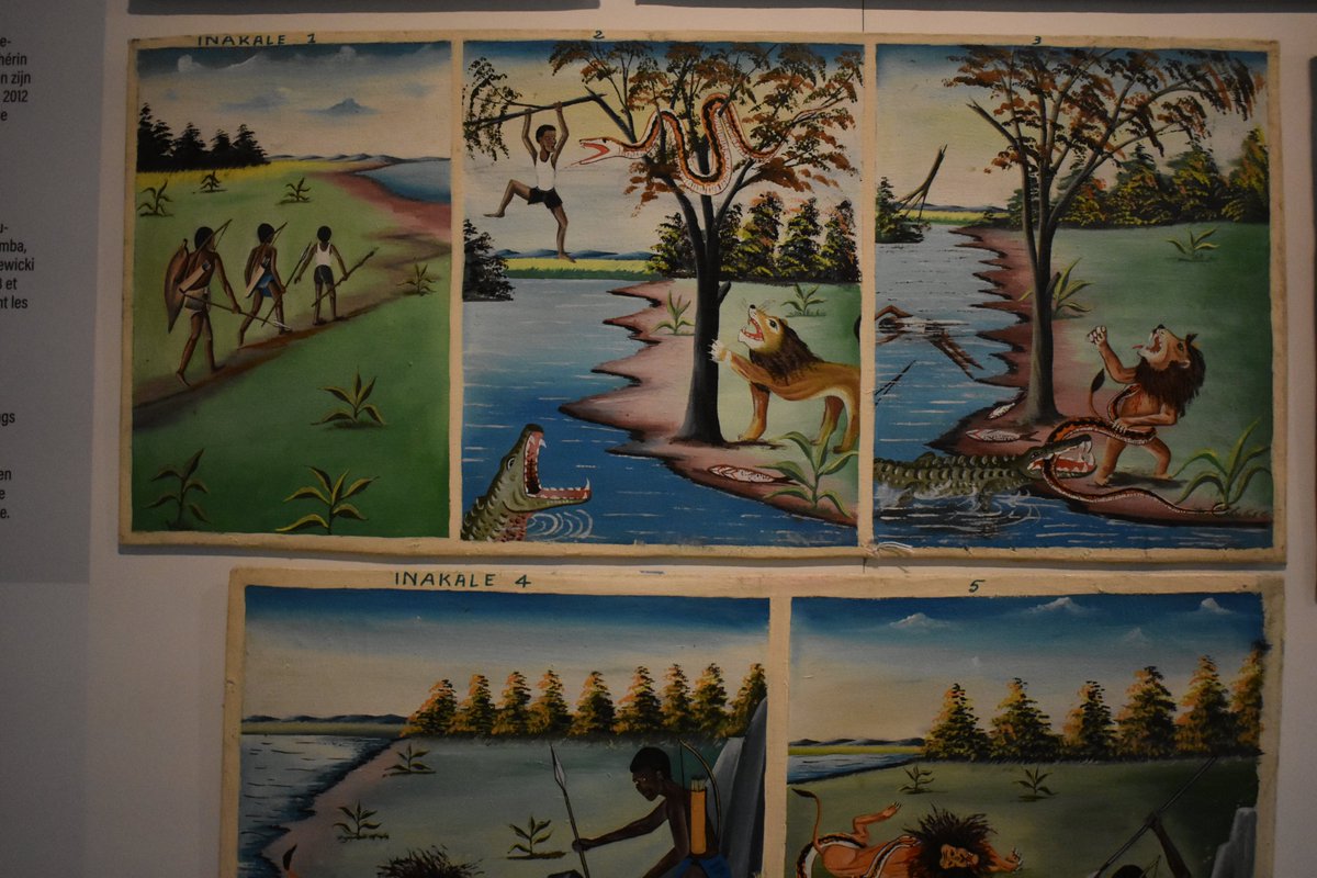 A few more examples of Congolese art: