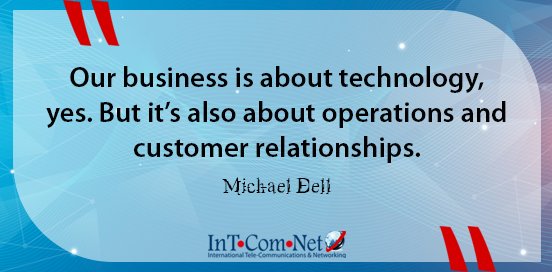 InTComNet1's tweet image. Our business is about technology, yes. But it’s also about operations and customer relationships.
- Michael Dell

InTComNet.com
InTComNet is the Future of the ICT Freelancing

#InTComNet #job #work #freelance #freelancer #freelancework #freelancing #company #assurance