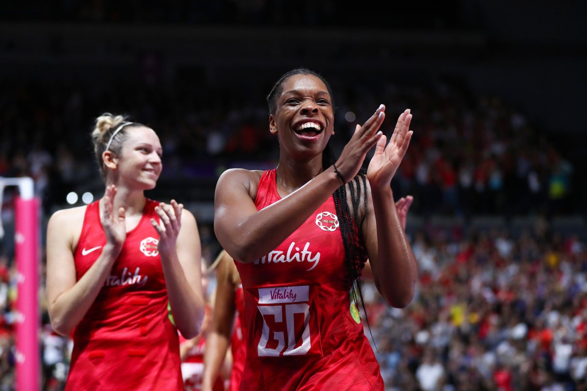 EnglandNetball's tweet image. 😃 The smiles that say it all! 

Vitality @NetballWorldCup bronze medallists 🥉