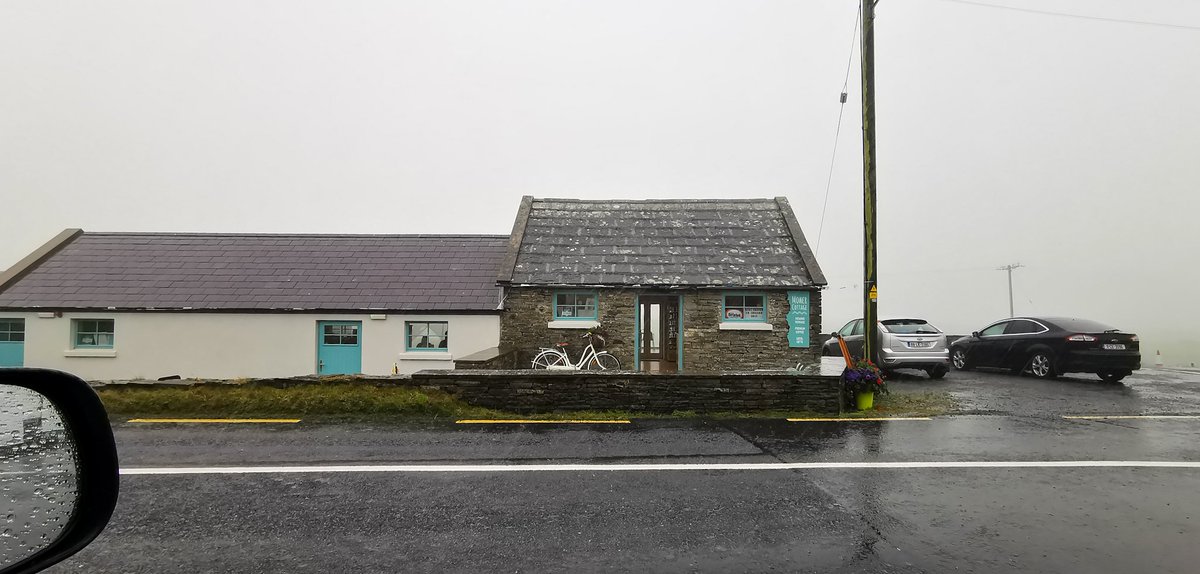 No matter the weather deliveries need to be made. New stock just I. @MoherCottage @wildatlanticway @deric_tv #shockingweather #yellowweatherwarning