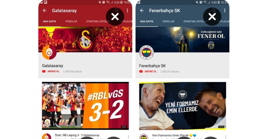 netdeveloper34's tweet image. #GalatasarayYouTubeBirMilyon
1. GALATASARAY 1.050.000
2. FENERBAHÇE 1.035.000
* beşıktaş 3oo binlerde.