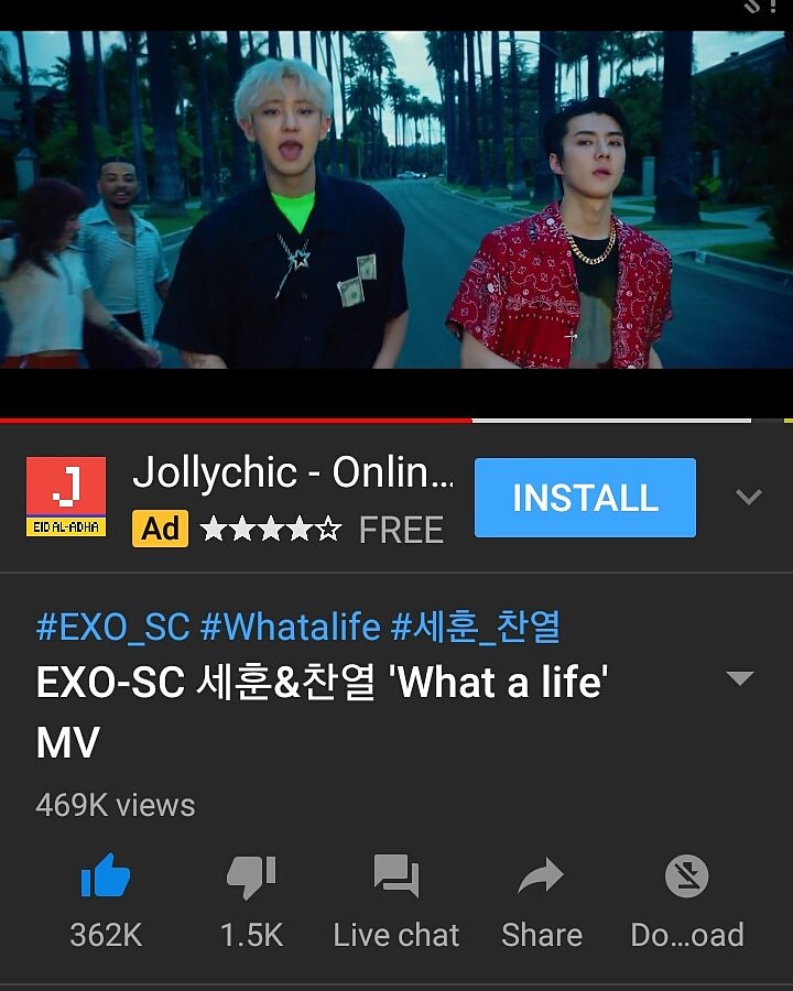 JordanEXOL's tweet photo. 190721| اكسوالز لا تنسو ان ترفعو  مشاهدات الام ڤي❤
#EXO #WhatALifeWithSeCha
.
..
... Admin @sally_ziad11 https://t.co/TGNWiWd2Xq