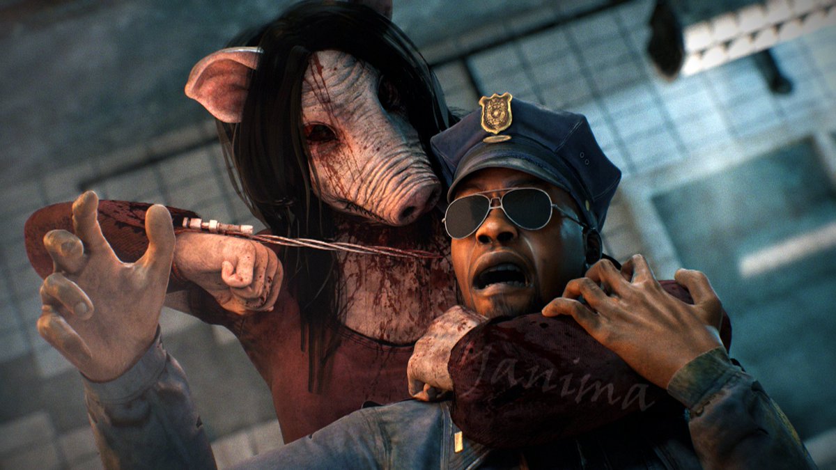 parallel Paragraph Bring Yanima on Twitter: "I love the new outfits for the Pig and Detective Tapp  @DeadByBHVR ! Is Tapp ready to play a game in the world of the Entity ?  Made with #