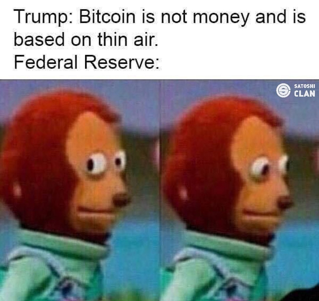 SatoshiClan's tweet photo. Federal Reserve vs Bitcoin😂😂
#federalreservebitcoin #fedbtc #bitcoinislife #bitcoinmining #satoshi #bitcoinsats #area51 #allincrypto #bitcoinlife
#ethereum #void #ethereum #tether #justinsuntron #tezos #binance #startminingbitcoins #buythedip #Cryptomeme
#futuremoney https://t.co/HLvzGqCO9Y