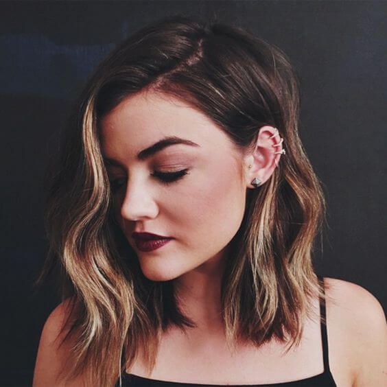 DatPiercing's tweet image. We love @lucyhale and her #piercings! 💘