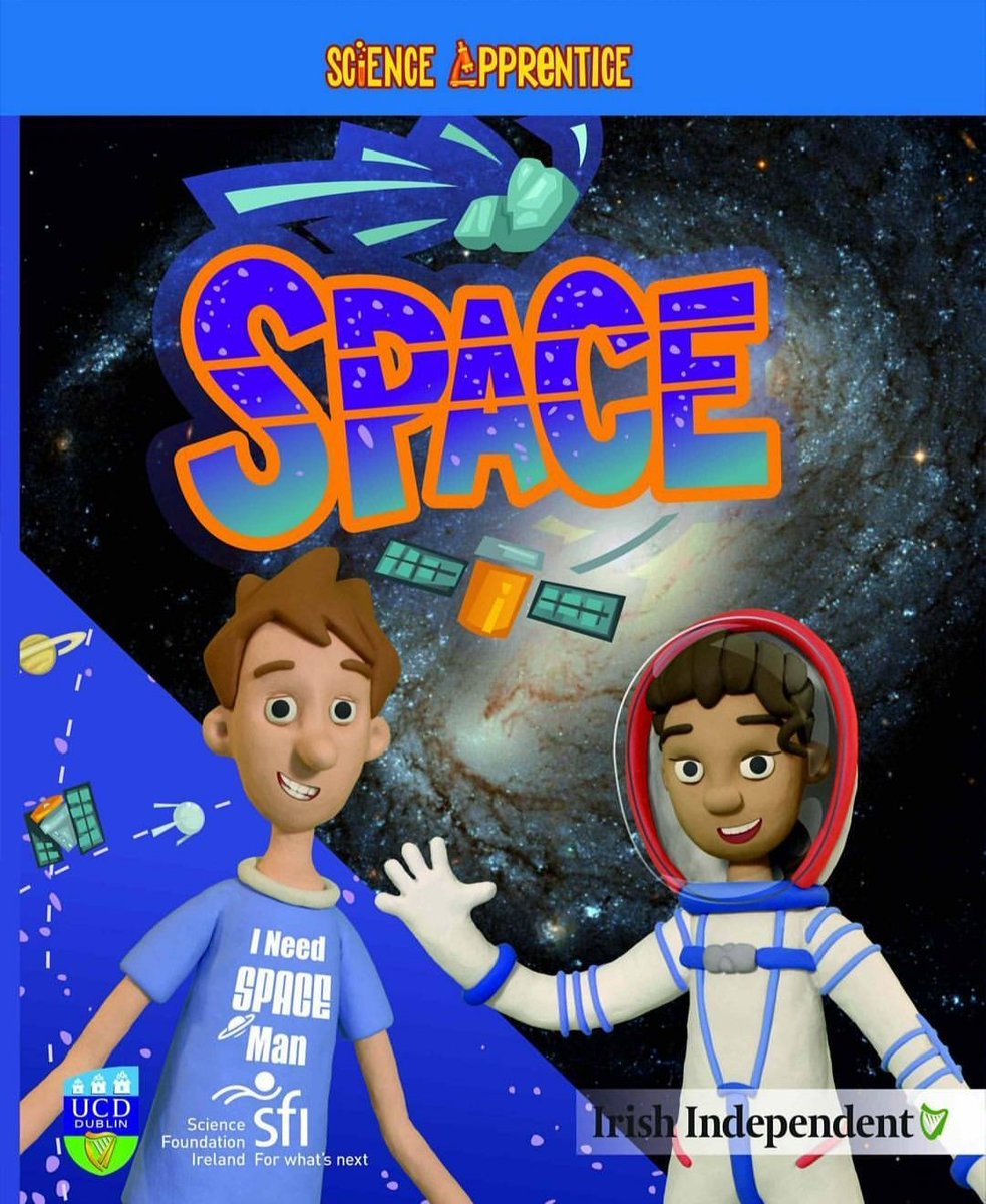 OneTreeStudio's tweet photo. 50 years since the #moonlanding , what amazing world changing event, damn right we should #celebrate such an achievement. I don't have a moon landing image, but here is the cover from the space book I did a whole ago.
#space #moon #50yearslunarlanding  #scienceapprentice https://t.co/GHulpvSDHD
